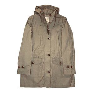 NWOT FILSON Waxed Cotton Field Parka Olive Grey Jacket Women's Size M Medium